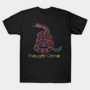 Big Tech Thought Crime Gadsden Snake T-Shirt